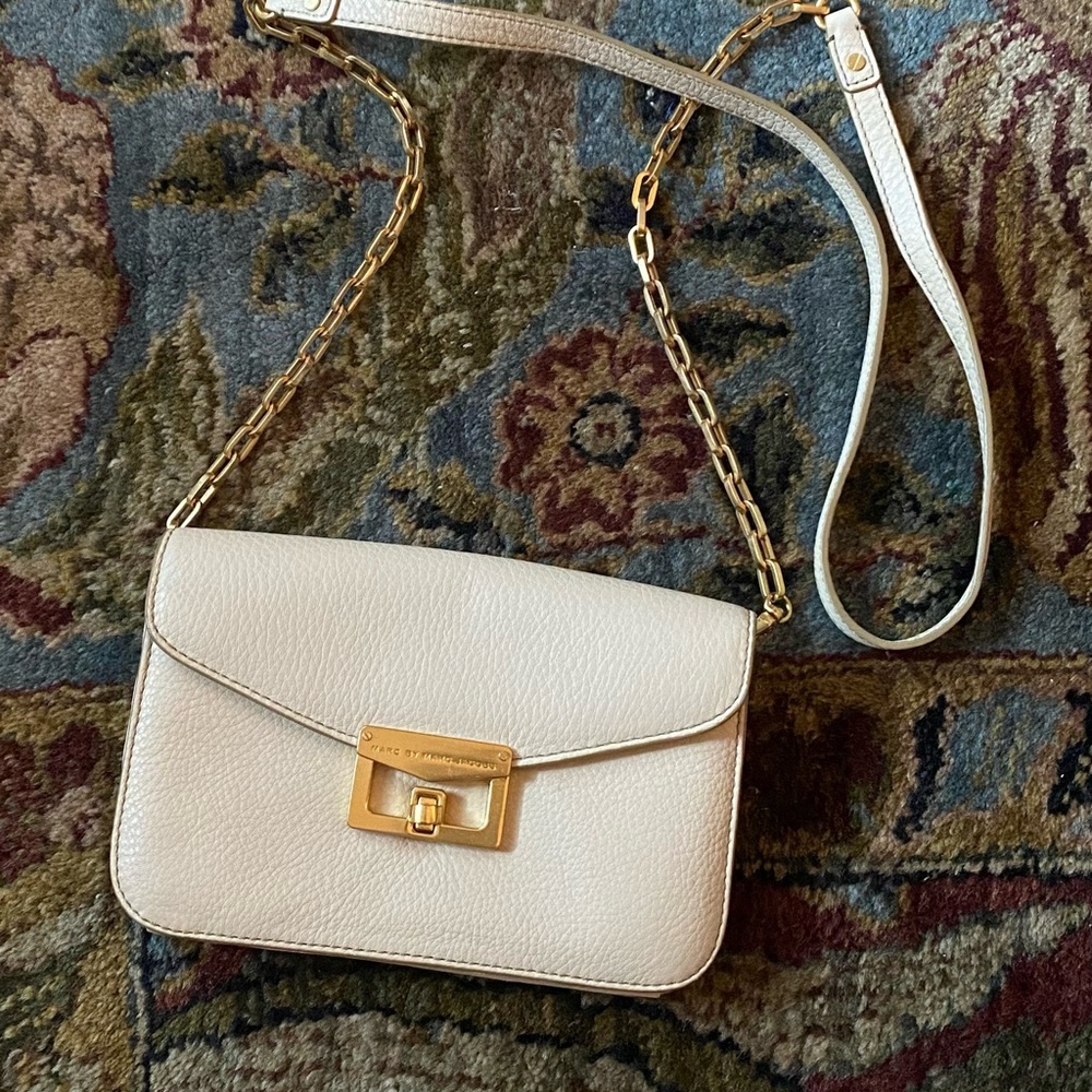 Like new Marc by Marc Jacobs Raffia Mini Shoulder leather purse
